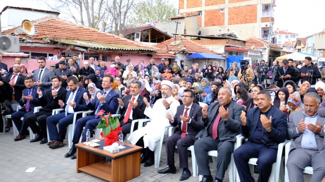 Erbaş Altıyol’da umre uğurlamasına katıldı