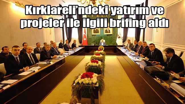 BAKAN KİRİŞÇİ KIRKLARELİ VALİLİĞİ’Nİ ZİYARET ETTİ