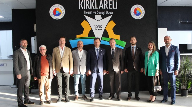  Yörükçüoğlu Kırklareli Ticaret ve Sanayi Odası’nı ziyaret etti