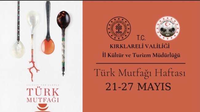 Kırklareli’nde Türk Mutfağı Haftası kutlanacak
