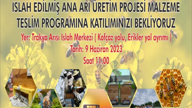 ‘’Kırklareli’mizde arılarımızın üretimini önemsiyoruz’’