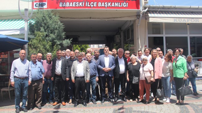 CHP Kırklareli Milletvekilleri Gündoğdu ve Özkan Babaeski’de partililerle buluştu