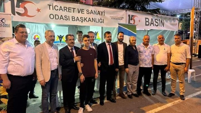 Kırklareli TSO 15 Temmuz’da stant açtı