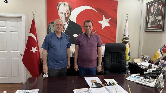 İSKİ Genel Müdürü Başa’dan Vize Belediye Başkanı Özalp’a ziyaret