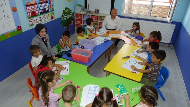 Kaymakam Büyükkılıç’tan Yaz Kuran kursuna ziyaret