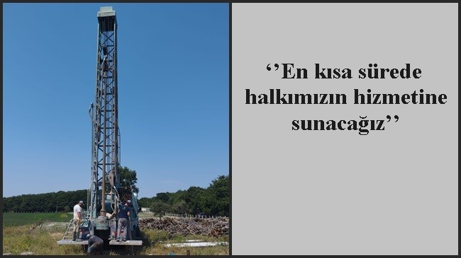 ‘’En kısa sürede halkımızın hizmetine sunacağız’’