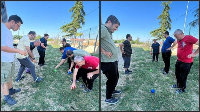 Koordinasyon için sportif faaliyetlere devam ediliyor