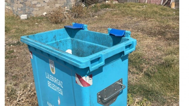 Lüleburgaz Belediyesi; ‘’Çöp kapaklarını keserek çalan kişiler tespit edildi’’