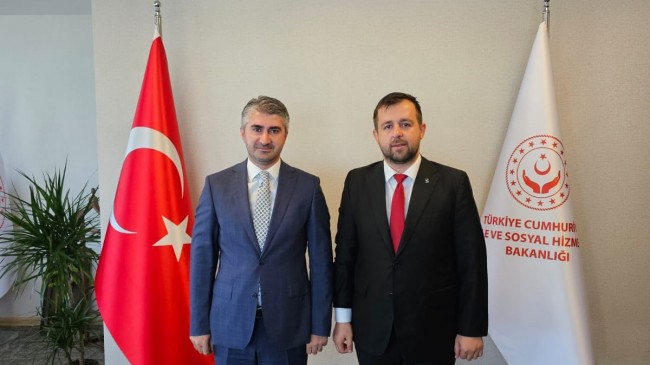 Dağtaş’tan Aile ve Sosyal Politikalar Bakan Yardımcısı Zafer Tarıkdaroğlu’na ziyaret