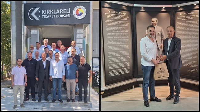 Milletvekili Sarıçam’dan Kırklareli Ticaret Borsasına ziyaret