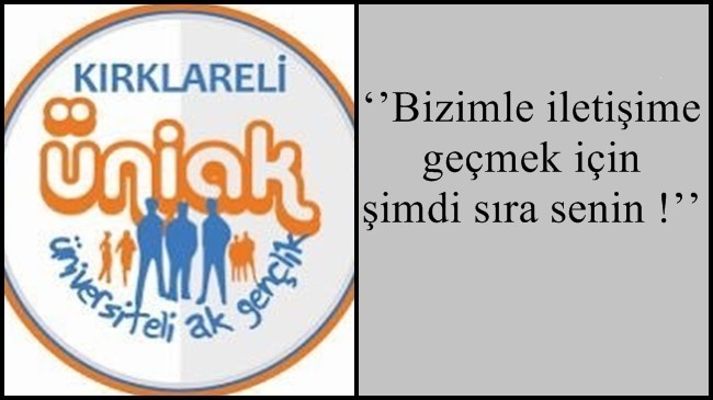 ‘’Bizimle iletişime geçmek için şimdi sıra senin !’’