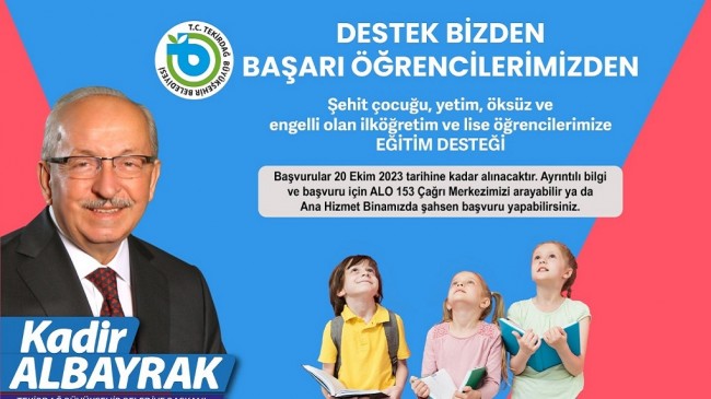 “EĞİTİMDE FIRSAT EŞİTLİĞİ İÇİN BÜYÜKŞEHİR OLARAK HER ZAMAN GÖREVE HAZIRIZ