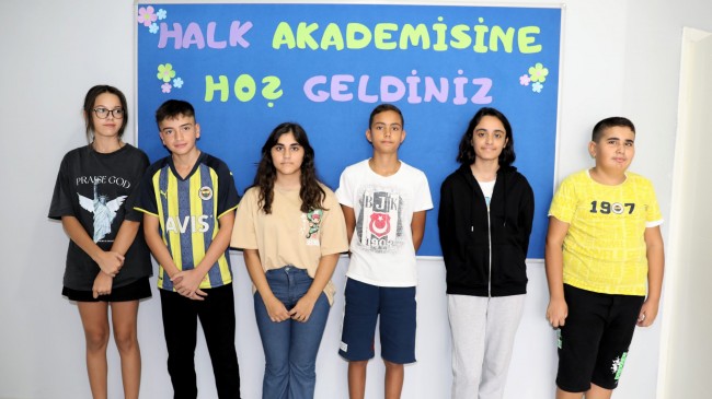 HALK AKADEMİSİ’NDE 166 ÖĞRENCİ EĞİTİM GÖRECEK 