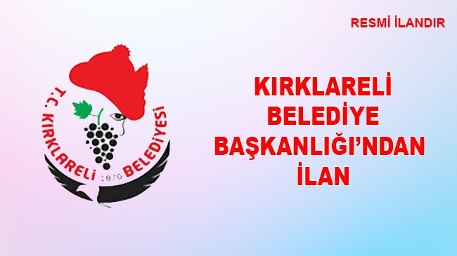 ET VE ET ÜRÜNLERİ ALIMI KIRKLARELİ BELEDİYESİ