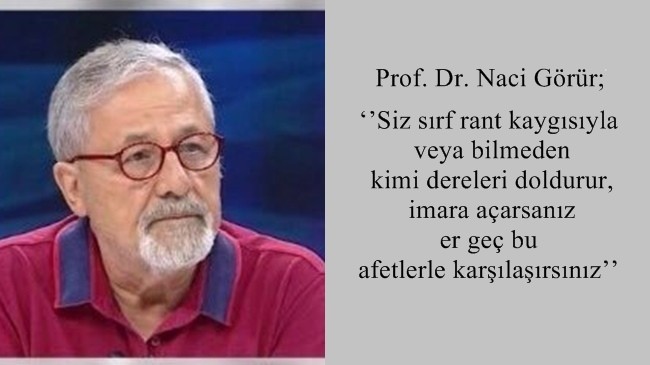 Prof. Dr. Naci Görür yaşanan seller hakkında açıklamalarda bulundu