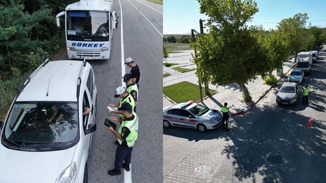 Trafik jandarması denetimlerine devam ediyor