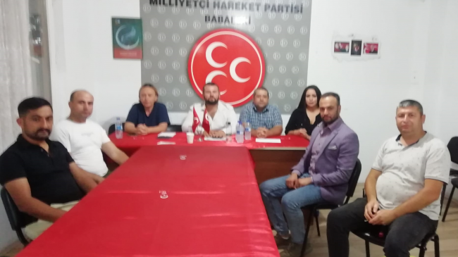 MHP Babaeski İlçe Teşkilatı toplantıda bir araya geldi