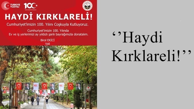 ‘’Haydi Kırklareli!’’