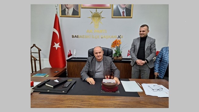 Doğum günü AK Parti Babaeski İlçe Başkanlığında kutlandı