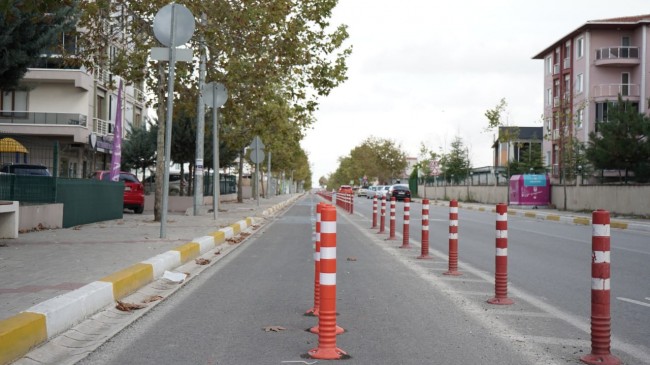 Bisiklet sürücüleri için yollar artık daha güvenli