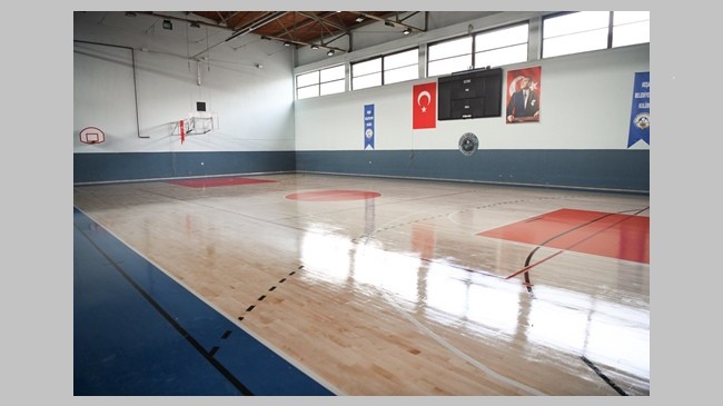 Kapalı spor salonu hazır