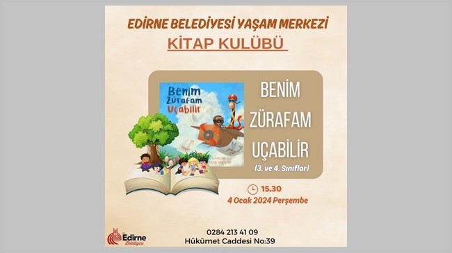 “Benim Zürafam Uçabilir” etkinliği düzenlenecek