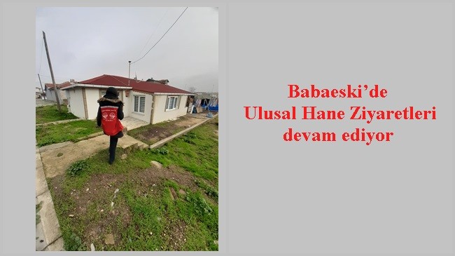 Babaeski’de Ulusal Hane Ziyaretleri devam ediyor