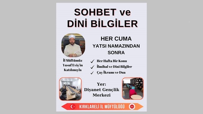 Her hafta başka bir konu için bilgiler verilecek