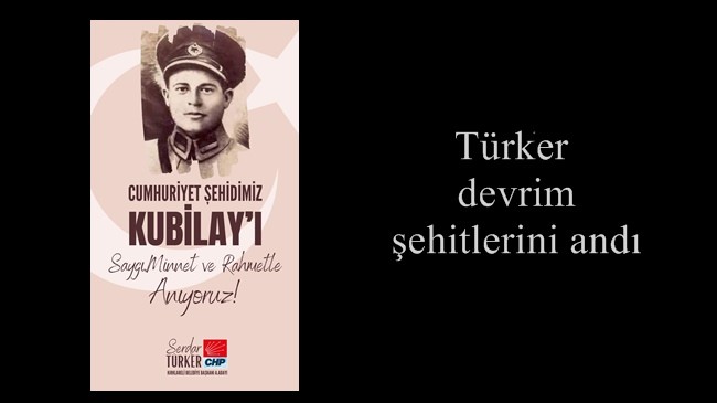 Türker devrim şehitlerini andı