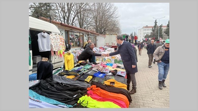 Başkan Özalp’ten esnaf ziyareti