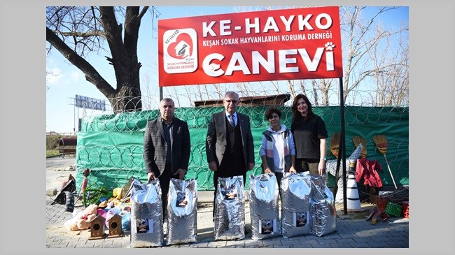 Patili dostlar için mama bağışı