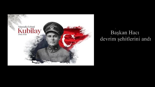 Başkan Hacı devrim şehitlerini andı