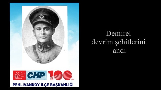 Demirel devrim şehitlerini andı