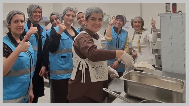 “Ninemin Tarifleri Atölyesi”nde Keçi Patisi(çörek) yapıldı