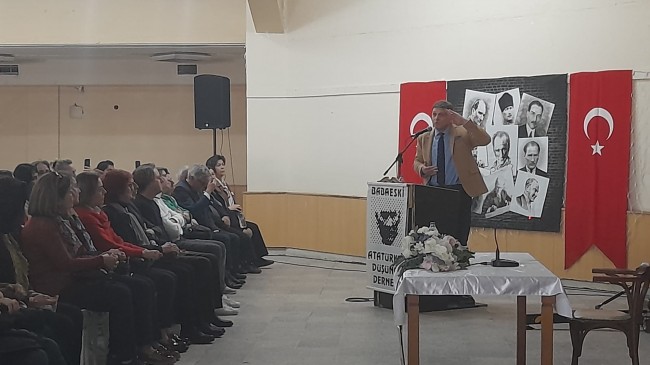 Emekli Amiral Türker Ertürk, Atatürkçü Düşünce Derneği Konferansında Konuştu