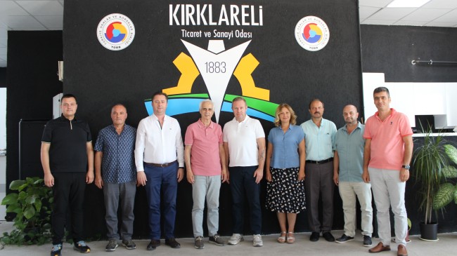 Kırklareli TSO Başkanları Soner Ilık ile İsmail Hakkı Özsan, Kırklareli Serbest Muhasebeci Mali Müşavirler Odası’nı Ağırladı