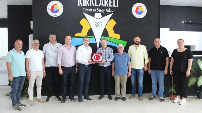 Cumhuriyet Halk Partisi Kırklareli Milletvekili Vecdi Gündoğdu Kırklareli Ticaret ve Sanayi Odası’nı ziyaret etti