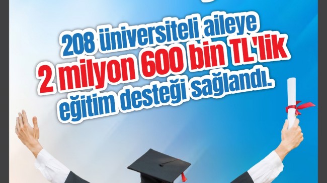 Lüleburgaz Belediyesi’nden Üniversitelilere 2.6 Milyon TL Eğitim Desteği