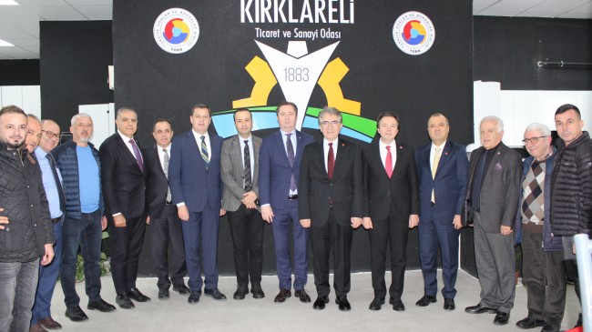 Kırklareli Ticaret ve Sanayi Odası, Cumhuriyet Halk Partisi Genel Başkan Yardımcıları ile Milletvekillerini Ağırladı